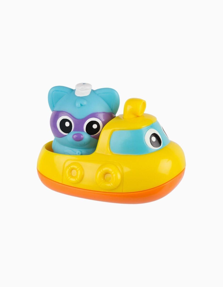 Playgro Badspeelgoed muzikale onderzeebootje met wasbeer