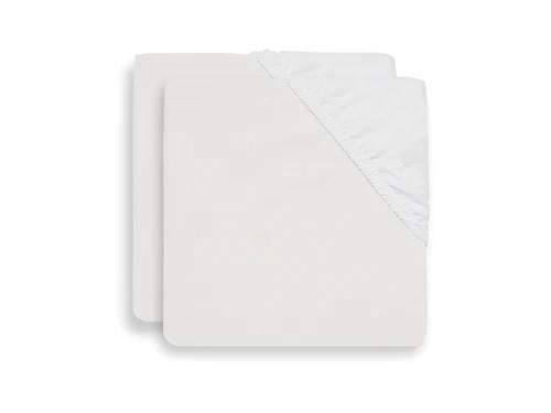 Hoeslaken katoen 70x140cm white (2pack)