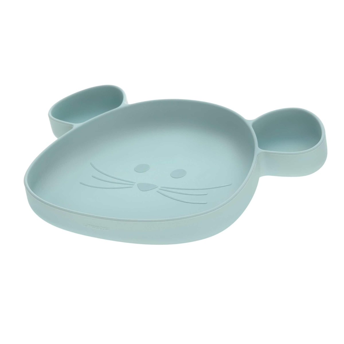 Section Plate Silicone Little Chums Mouse blue