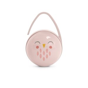 SX - BONHOMIA - DUO SOOTHER HOLDER - OWL PINK