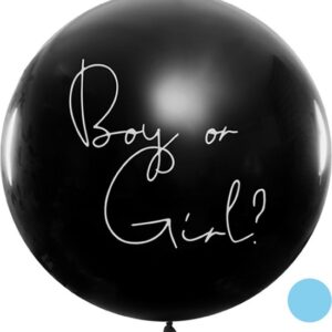 Gigantische gender reveal ballon Ø 1m - boy