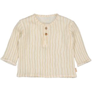 Levv blouse - camel light stripe