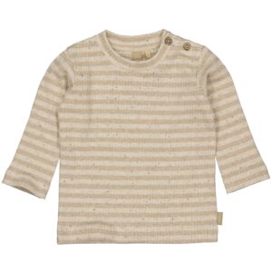Levv W23 t-shirt aop brown stripe