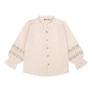 Blouse - Embroidery sandshell