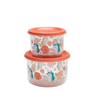 Sugarbooger Good Lunch snack containers (set of 2) Unicorn